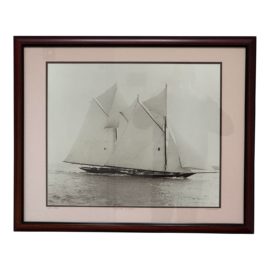 Edwin Levnick Maritime Photography Print - Gloriana and Ariel C.1898