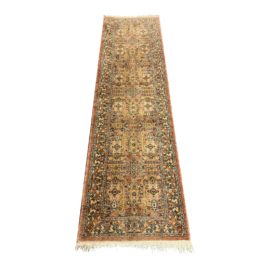 Vintage 100% Wool Turkish Runner - 2′8″ × 9′4″