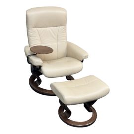 Ekornes Stressless Consul Recliner + Ottoman. Original Price: $2,400
