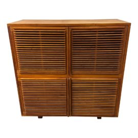 Bevara Design House Teak Slate Cabinet