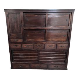 Vintage Japanese Tansu Cabinet