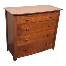 Shaker Style Cherry Four Drawer Dresser