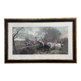 Fores's National Sports Horse Racing Lithograph, Plate 4 "The Kill"