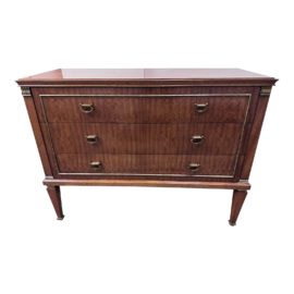 Vintage French Commode Three Drawer Chest