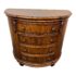 Vintage Demilune Four Drawer Commode Cabinet