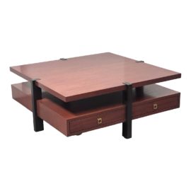 Knowlton Brothers Custom Mezzanine Square Coffee Table. Original Price: $5,500