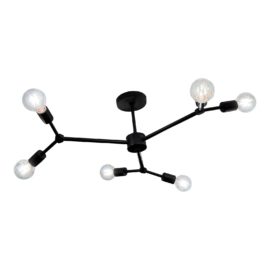 Rejuvenation Modern Salem Sputnik Six Light Ceiling Light Fixture. Original Price: $730
