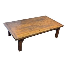 Via Diva Rustic Reclaimed Wood Large Scale Coffee Table. Original Price: $2,100