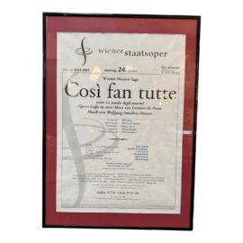 "That's What Everyone Does" or School of Lovers Mozart Opera Poster