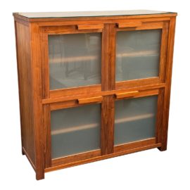 De La Espada Glass Front Sideboard. Original Price: $5,000