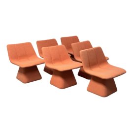 Jaime McLellan 'Volley' Swivel Chairs, Set of Six. Original Price: $18,300