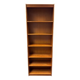 Vintage Scandinavian Cherrywood Bookshelf