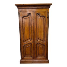 French Provencal Country Style Linen Armoire