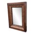 Ralph Lauren Mahogany + Woven Rattan Large Wall Mirror