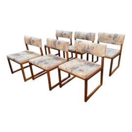 De La Espada Set of 6 Dining Chairs. Original Price: $6,000