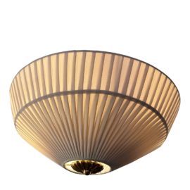 Anthropologie Stefanie Pleated Shade Semi Flush Mount Light. Original Price: $448