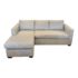A1 Furniture Custom Contemporary 2pc Sofa + Reversible Chaise. Original Price: $1,500