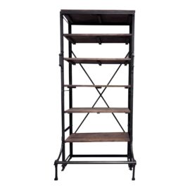 Restoration Hardware French Railroad Library Bookcase. Original Price: $2,000
