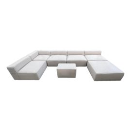 NEW Kroll Custom Design Odada Modular Sectional, Seven Piece Set. Original Price: $78,572