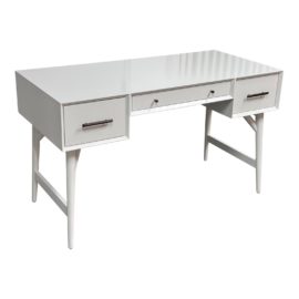 NEW Pottery Barn Kids White Lacquer Desk. Original Price: $1,100