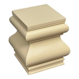 Custom Design Pedestal Sculpture Style Side Table/ Seating Stool