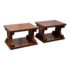 Houghtons of York Custom Made Side Tables, a Pair. Original Price: $10,000