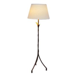 Paul Ferrante Bronzen Russo in the Style of Alberto Giacometti "Feuille" Floor Lamp. Original Price: $3,500