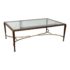 Artistica Sangiovese Large Rectangular Cocktail Table. Original Price: $2,730