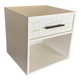 West Elm Wood Tiled Front Nightstand. Original Price: $540