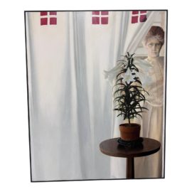 Circa 1977 Frank Bettencourt Titled "Easter Lily" Original Painting. Original Price: $4,325