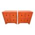 Vintage Asian Style Nightstands, a Pair