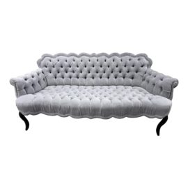 Horchow Kirk Tufted Settee
