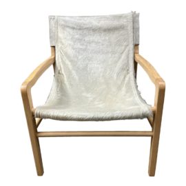 NEW Custom Design Sling Style Ponyhair Chair. Original Price: $1,450