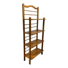 Vintage Oakwood Bakers Rack