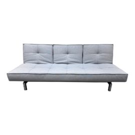 Room & Board Dove Gray Encore Convertible Futon Style Apartment Sofa. Original Price: $1,000