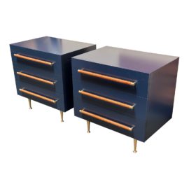 NEW Brownstone Furniture Audrey 3-Drawer Nightstands, a Pair. Original Price: $3,390