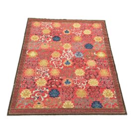 Michaelian & Kohlberg Vintage Floral Area Rug - 6′1″ × 7′10″. Original Price: $5,292