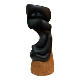 Unsigned Modern Biomorphic Abstract Wood Sculpture