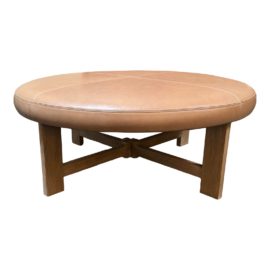 Brownstone Furniture Nelson Leather Cocktail Ottoman. Original Price: $3,991