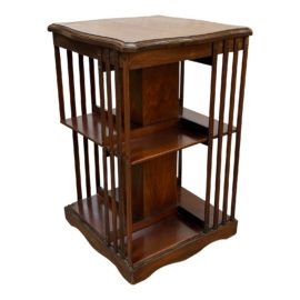Semi Antique Mahogany Whirling Barrister Bookcase. Original Price: $1,500
