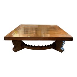 Tucker & Marks Custom Design Solid Wood Coffee Table. Original Price: $4,878