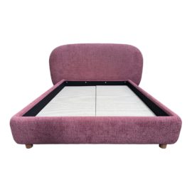 Queen Size Kelly Wearstler Rose Boucle Bed Frame. Original Price: $10,000