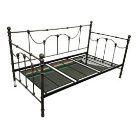 Twin Size Sunrise Cottage Style Gray Metal Day Bed