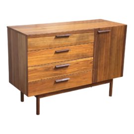 Blu Dot Shale Walnut Finish Credenza. Original Price: $3,000