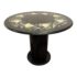 Vintage Floral Inlaid Stone + Iron Outdoor Dining Table. Original Price: $5,000