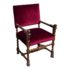 Circa 1978 Firenze Furniture Carved Arm Chair
