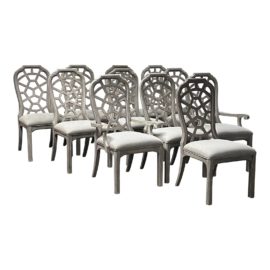 ART Furniture Summer Sugar Creek Dining Room Chairs, Set of Eleven. Original Price: $6,550