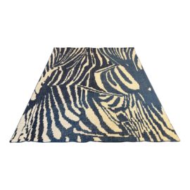 CB2 Conçu Par Candice Kaye Design Dazzle Handknotted Blue Area Rug - 8′1″ × 9′11″. Original Price: $1,000