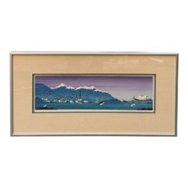 Circa 1983 Everly Sacoman "Sitka" Signed + Numbered Framed Print Edition 4/135