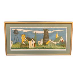 Circa 1966 Artist William Zacha "Ford Street - Mendocino" Limited Edition Print 8 of 23